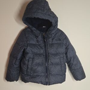 The North Face Kids Charcoal Puffer Jacket